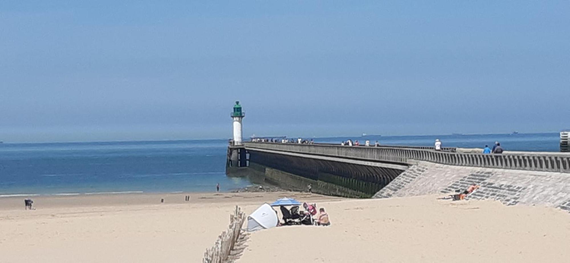 L'Opaline - Vue Mer Blériot-Plage Kamer foto